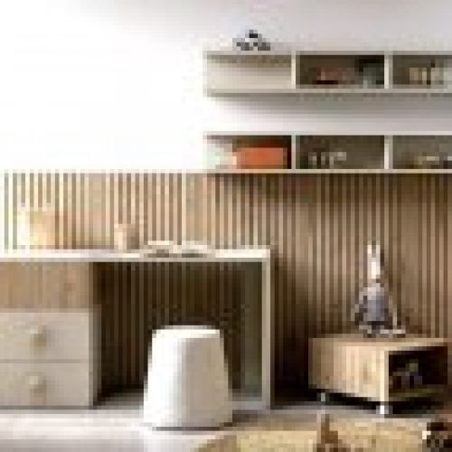 Convertible cama nido beige
