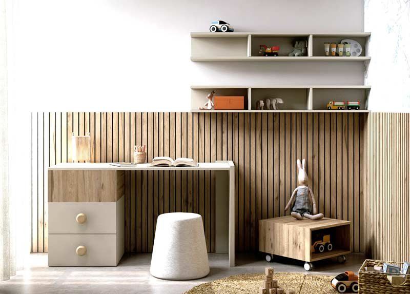 Convertible cama nido beige