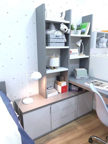 Almacenaje con librero